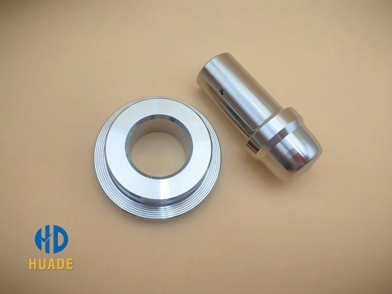 Close-up of the monel k500 parts after CNC honing and deburring, showcasing a smooth, precise finish.