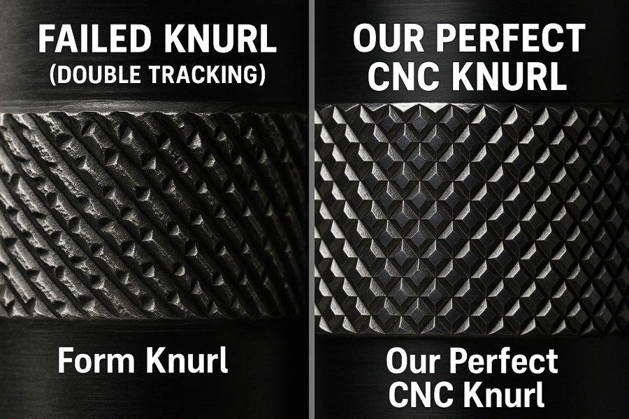 The Ultimate Guide to CNC Knurling: More Than Just a Grip