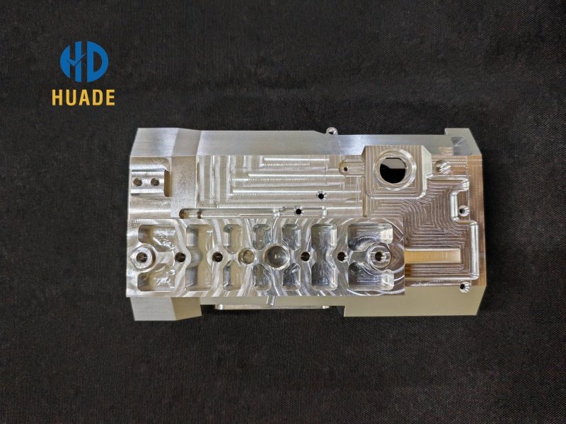Precision Medical Machining Coordinate Measuring Machine (CMM) inspecting precision CNC components for quality assurance