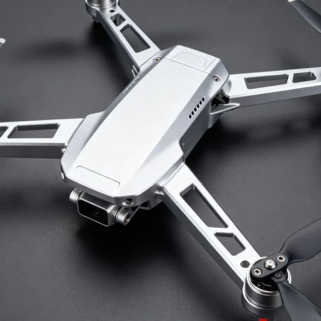 precision CNC machined aluminum drone components