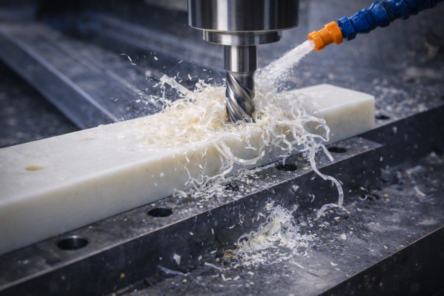 HDPE Guide Rails for Food Processing Equipment